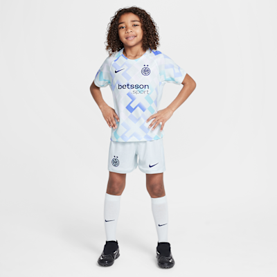 Inter Milan 2025/26 Stadium Away Younger Kids' Nike Football Replica 3-Piece Kit