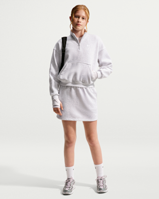 Детская юбка Nike Sportswear Studio Fleece Big Kids' (Girls') French Terry Skirt