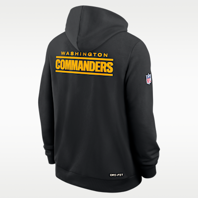Washington Commanders Initial Home Sideline Men's Nike Dri-FIT NFL Pullover Hoodie