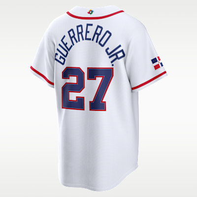 Jersey Nike Stadium para hombre Vladimir Guerrero Jr. Dominican Republic National Baseball Team 2026 World Baseball Classic
