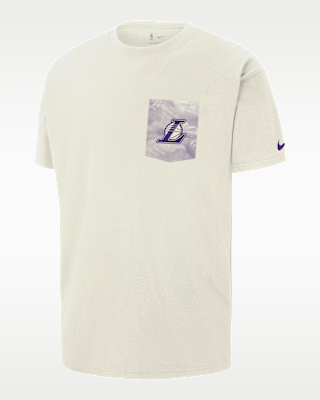 Мужская футболка Los Angeles Lakers Courtside Nike NBA Max90