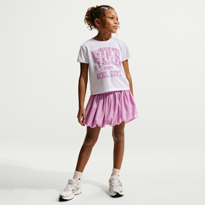 Conjunto de 2 piezas con falda Dri-FIT para niños talla pequeña Nike Lace It Up