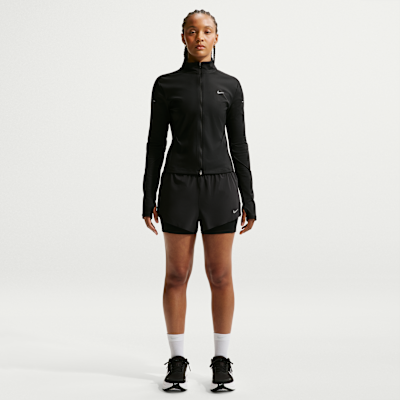 Nike Swift Dri-FIT Tam Boy Fermuarlı Kadın Koşu Üstü görsel 4