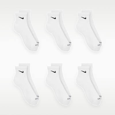 Calcetines al tobillo de entrenamiento Nike Everyday Plus Cushioned (6 pares)
