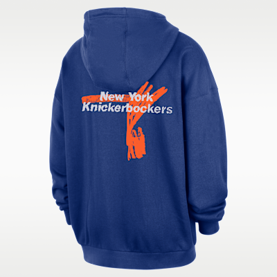 Sudadera con gorro sin cierre Jordan Club Premium de la NBA para hombre New York Knicks Courtside