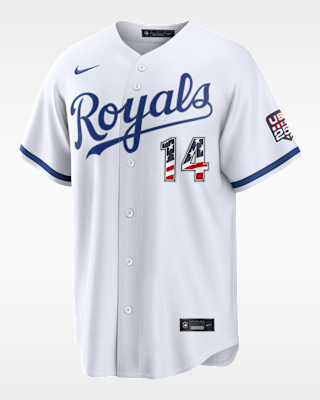 Мужские джерси Jac Caglianone Kansas City Royals USA 250 Nike MLB Stadium Jersey
