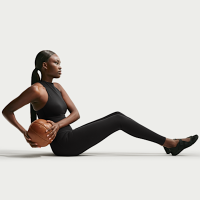 NikeSKIMS Mat Yüksek Belli 74 cm Kadın Taytı görsel 4