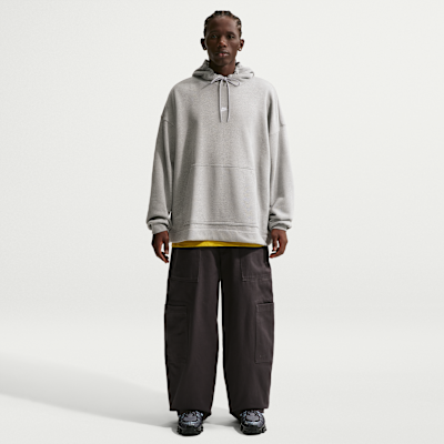 Nike Sportswear Club Oversize Fransız Havlu Kumaşı Erkek Kapüşonlu Sweatshirt'ü görsel 4