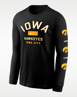Мужская футболка Iowa Campus Classic Location Nike College Long-Sleeve