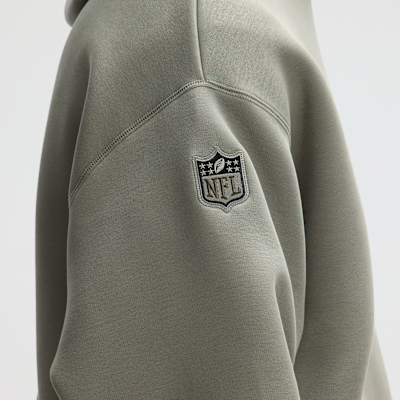 Sudadera con gorro sin cierre Nike de la NFL para hombre New York Jets Rivalries Collection Oversized Tech Fleece
