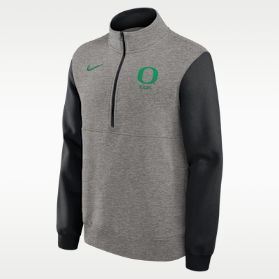 Oregon Club Men's Nike College 1/2-Zip Crew