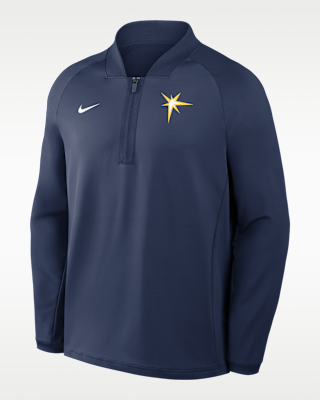 Мужские  Tampa Bay Rays Authentic Collection Nike Dri-FIT MLB 1/2-Zip Long-Sleeve Top