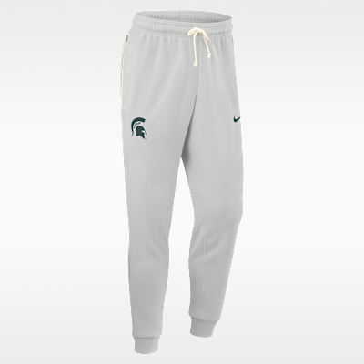 Pants universitarios Nike Dri-FIT entallados para hombre Michigan State Sideline
