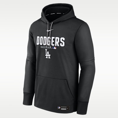 Los Angeles Dodgers Authentic Collection Men's Nike Therma MLB Pullover Hoodie
