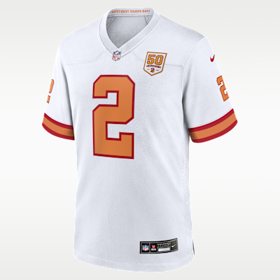Jersey de juego Nike de la NFL para hombre de Emeka Egbuka de los Tampa Bay Buccaneers de la 50.ª temporada