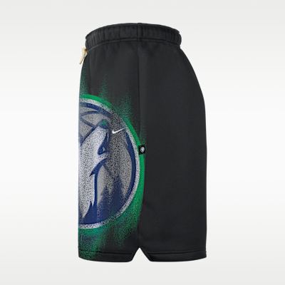 Nike Minnesota Timberwolves Standard Issue Nike Fleece Erkek Basketbol Şortu görsel 3