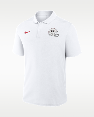 Мужские Georgia 2026 White Out Victory Nike Dri-FIT College Polo