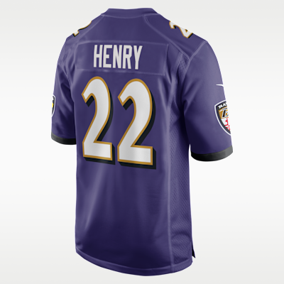 Derrick Henry Baltimore Ravens Men's Nike NFL Game Football Jersey