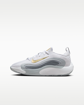 Nike Nike IsoFly white – Big Kids' Basketball Shoes