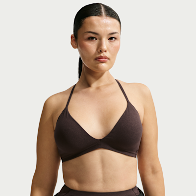 NikeSKIMS Studio Stretch Kadın Üçgen Spor Sütyeni görsel 7