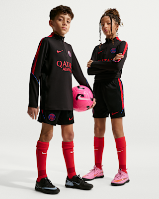 Детские шорты Paris Saint-Germain Strike Big Kids' Nike Dri-FIT Soccer Knit Shorts