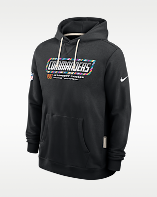 Мужское худи Washington Commanders Crucial Catch Sideline Standard Issue Nike Dri-FIT NFL Pullover Hoodie