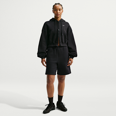 Nike Studio Fleece Orta Kalınlıkta Oversize Yüksek Belli Kadın Şortu
