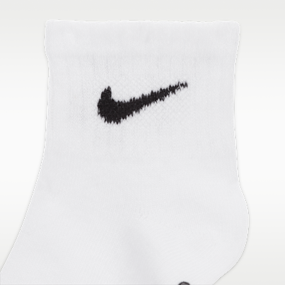 Nike Baby Swoosh Ankle Gripper Socks (3-Pairs)
