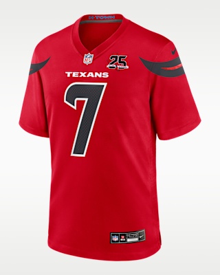 Мужские джерси C.J. Stroud Houston Texans 25th Season Nike NFL Game Jersey