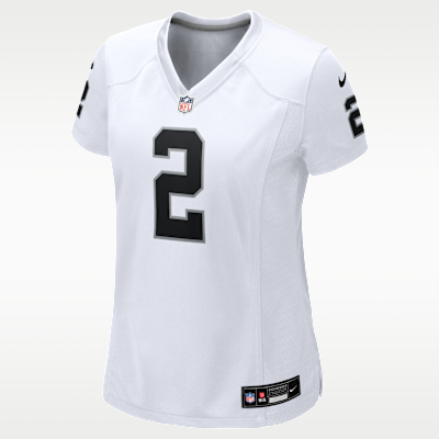 Jersey Nike de la NFL Game para mujer Ashton Jeanty Las Vegas Raiders 2025 NFL Draft First Round Pick