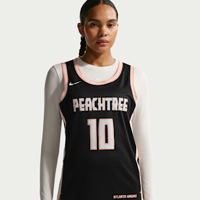 Zaccharie Risacher Atlanta Hawks City Edition Men's Nike NBA Swingman Jersey