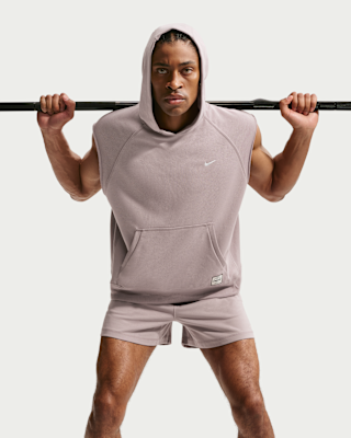 Мужское худи Nike N.A.C. Dri-FIT Fleece Sleeveless Training Hoodie для тренировок