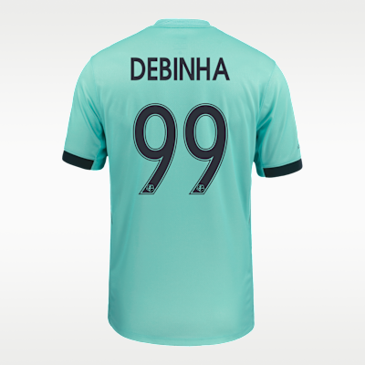 Jersey Nike Dri-FIT de la NWSL Replica para hombre Debinha de Oliveira KC Current visitante 2025 Stadium