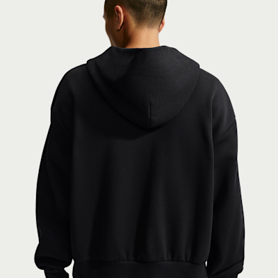 Nike Solo Fleece Tam Boy Fermuarlı Kapüşonlu Erkek Üstü görsel 2