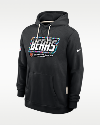 Мужское худи Chicago Bears Crucial Catch Sideline Standard Issue Nike Dri-FIT NFL Pullover Hoodie