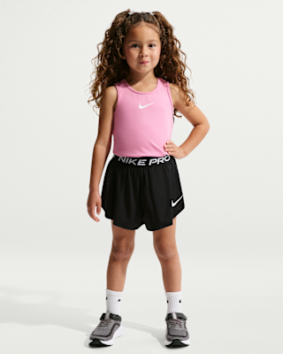 Детские шорты Nike Pro Little Kids' Dri-FIT 2-in-1 Shorts