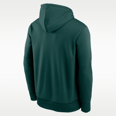 Michigan State Team Stacked Men’s Nike Therma College Pullover Hoodie
