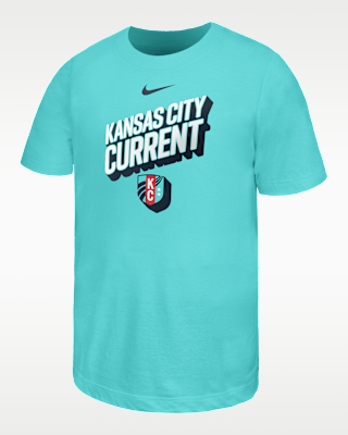 Детская футболка Kansas City Current Big Kids' Nike Cotton