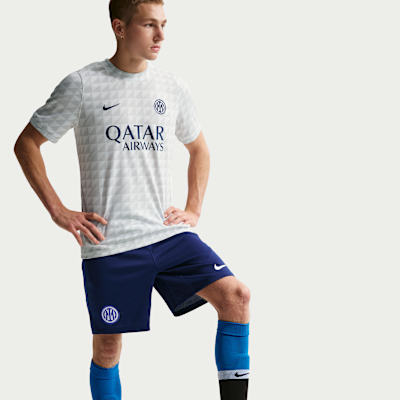 Nike Inter Milan Strike Nike Dri-FIT Örgü Erkek Futbol Şortu görsel 4