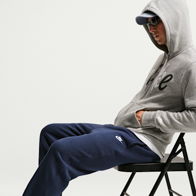 Nike Club Manşetli Yumuşak Fleece Erkek Eşofman Altı görsel 4