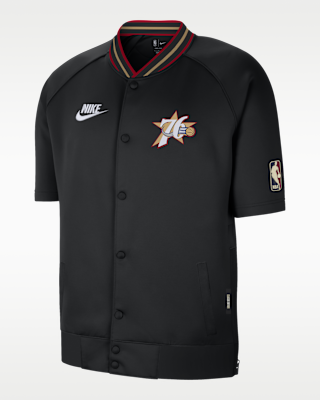 Мужская куртка Philadelphia 76ers Hardwood Classics Nike Dri-FIT NBA Short-Sleeve