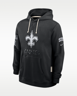 Мужское худи New Orleans Saints Salute to Service Sideline Nike Dri-FIT NFL Pullover Hoodie