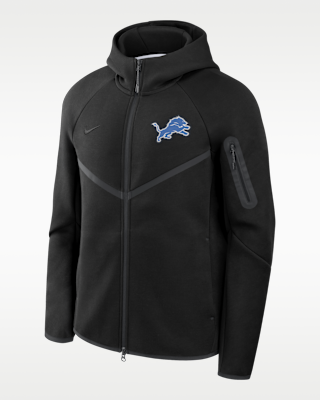 Detroit Lions Tech Fleece Windrunner Men's Nike NFL Full-Zip Hooded Jacket