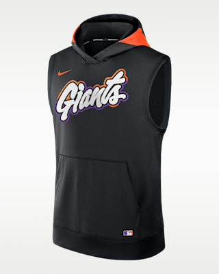 Мужское худи San Francisco Giants Authentic Collection City Connect Men’s Nike Dri-FIT MLB Sleeveless Pullover Hoodie