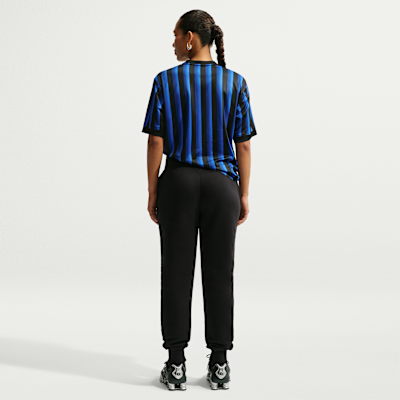 Nike Inter Milan Phoenix Fleece Nike Yüksek Belli Kadın Futbol Eşofman Altı görsel 5