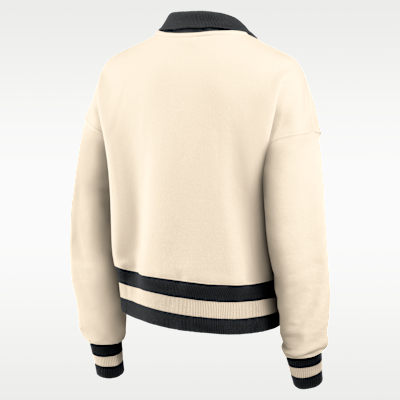 Georgia Legacy Women's Nike College Cropped 1/4-Zip Crew