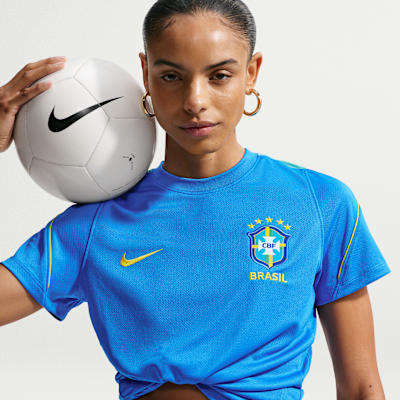 Brazil Strike Women's Nike Soccer Dri-FIT Short-Sleeve - Size M or L