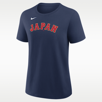 Playera Nike para mujer Shohei Ohtani Japan National Baseball Team 2026 World Baseball Classic
