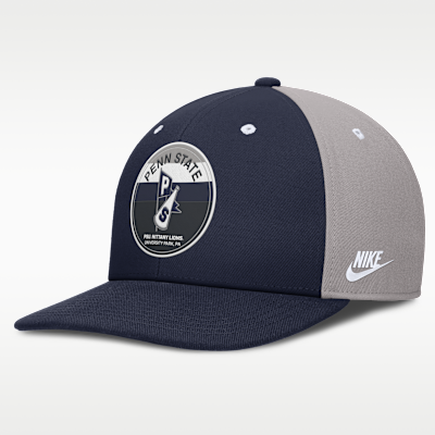 Gorra universitaria Nike Dri-FIT ajustable para hombre Penn State Athletic Prep Pro