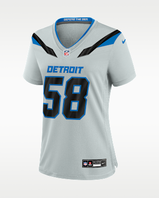 Женские джерси Penei Sewell Detroit Lions Rivalries Collection Nike NFL Game Jersey